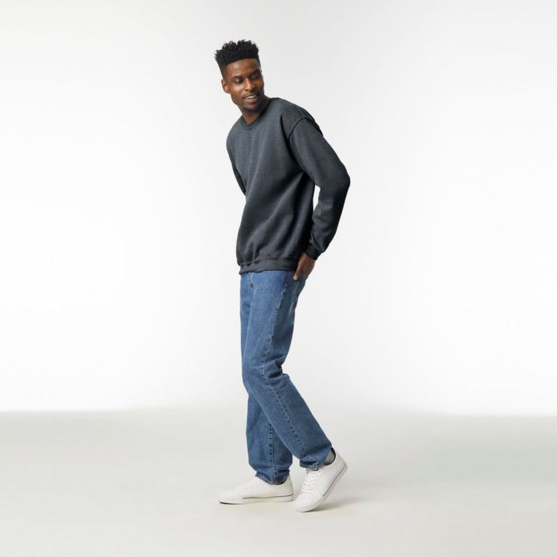 Sudadera Gildan G18000 Gris Oscuro Talla M