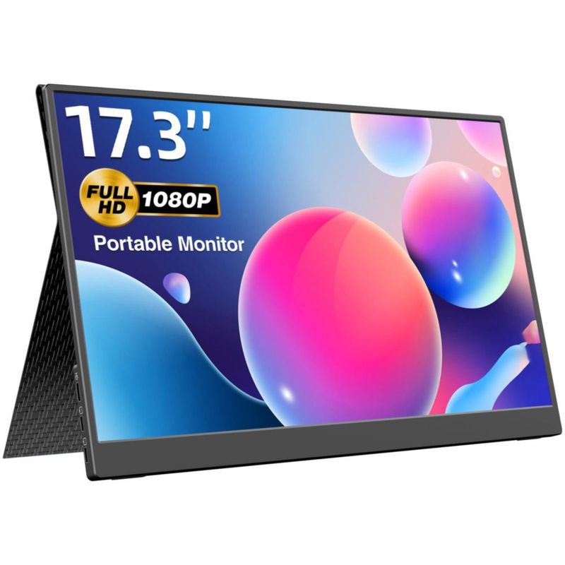 Monitor kksmart 173" Full HD 1080p 60 Hz USB‑C portátil