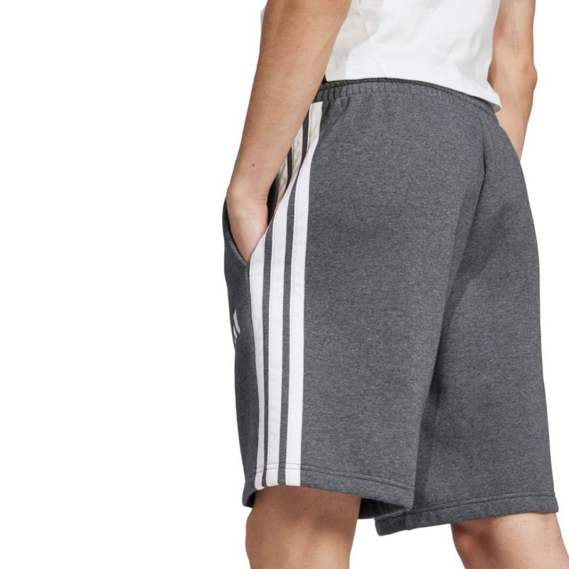 SHORTS adidas Essentials Fleece 23 cm Gris/Blanco