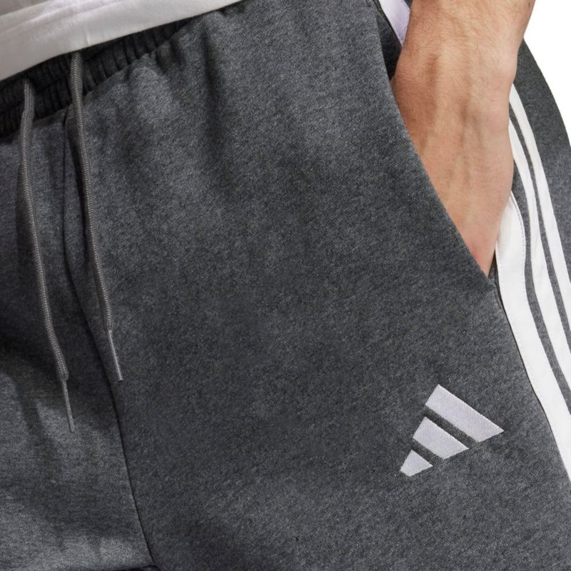 SHORTS adidas Essentials Fleece 23 cm Gris/Blanco