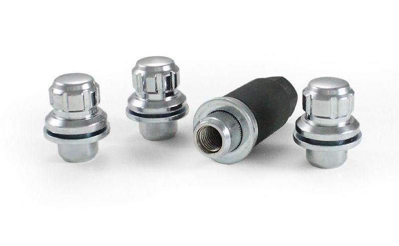 Candados de rueda GORILLA 14 mm × 150 cromo – Pack de 4