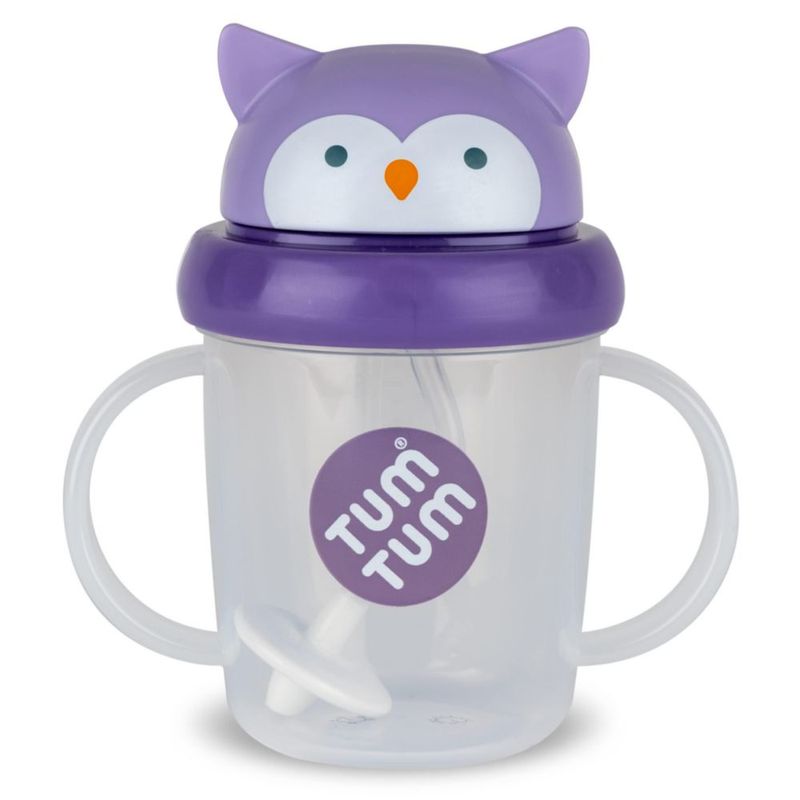 Vaso Entrenador TUM TUM 200 ml Olivia Owl Libre de BPA y ftalatos