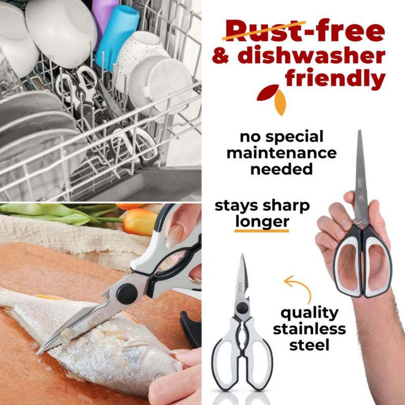 Juego de tijeras Gidli de 5 hojas para hierbas y cocina