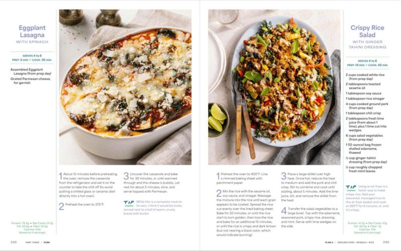 Libro LITTLE BROWN Plan de Preparación de Comidas con Proteína