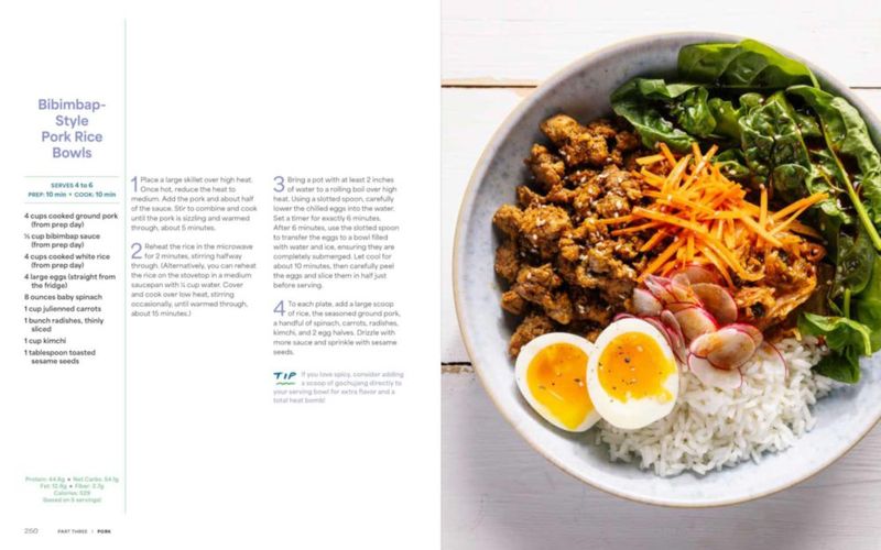 Libro LITTLE BROWN Plan de Preparación de Comidas con Proteína