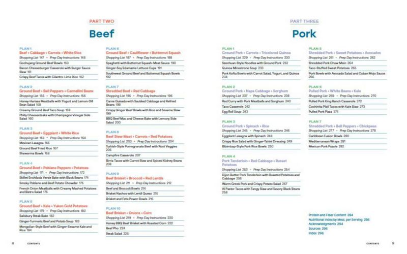 Libro LITTLE BROWN Plan de Preparación de Comidas con Proteína