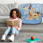 Manta de Peluche Jay Franco 102x127 cm Bluey - Azul