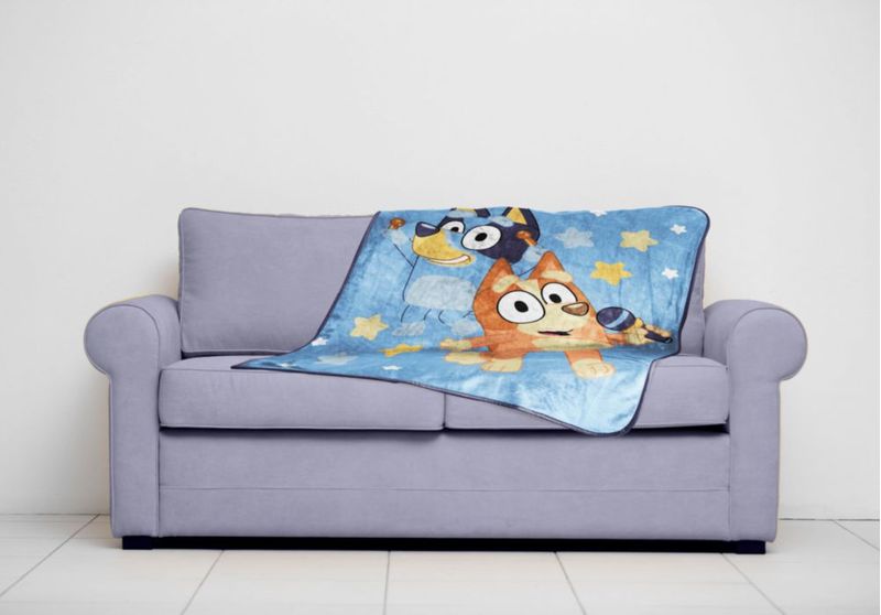 Manta de Peluche Jay Franco 102x127 cm Bluey - Azul