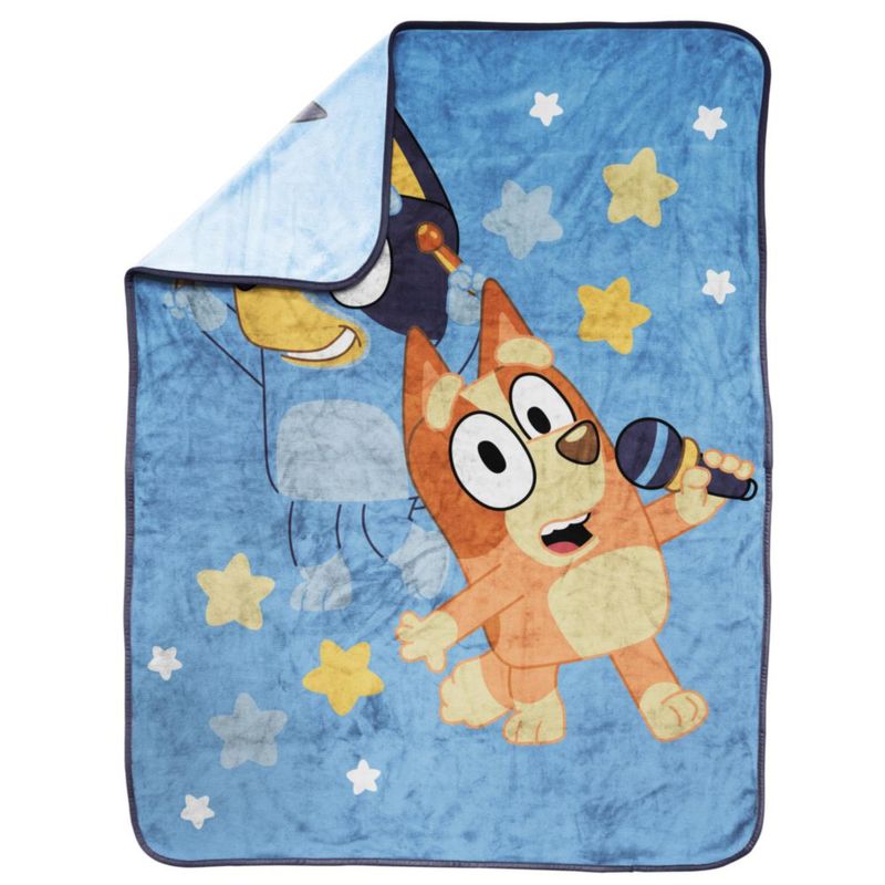 Manta de Peluche Jay Franco 102x127 cm Bluey - Azul