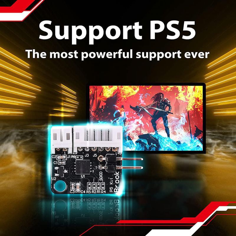 Kit de actualización pequeño para Brook UFB-UP5 Placa de Lucha PS5