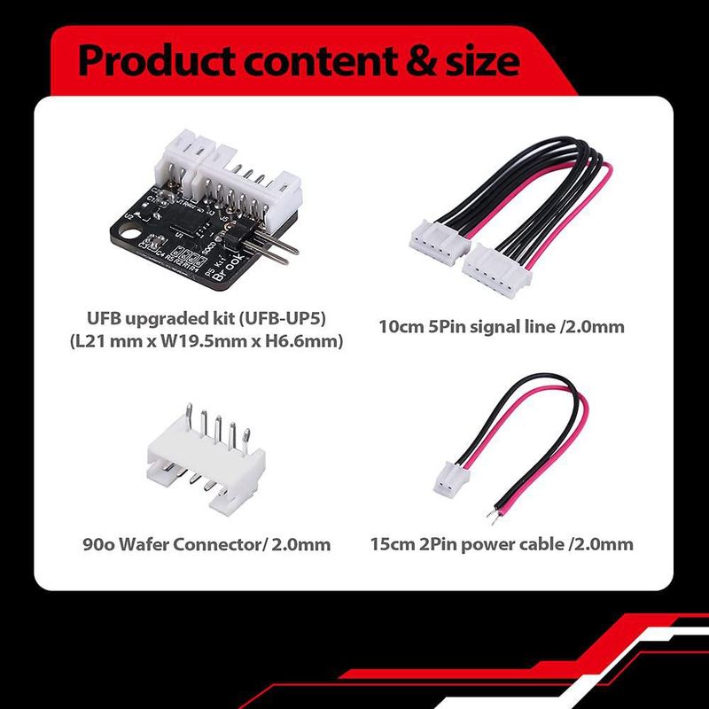 Kit de actualización pequeño para Brook UFB-UP5 Placa de Lucha PS5