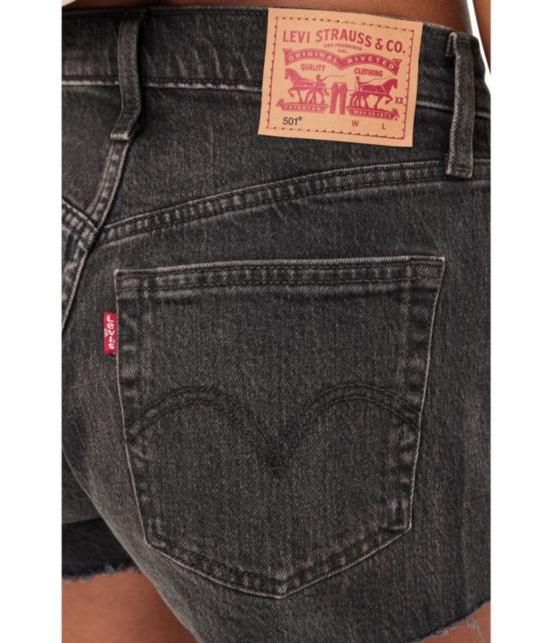 Pantalones cortos Levi's 501 de cintura alta 24 cm ajuste al encogerse