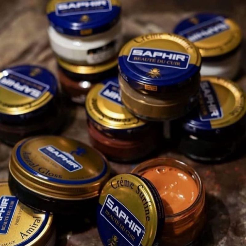 Crema para calzado SAPHIR Creme Surfine 50 ml cera de abejas