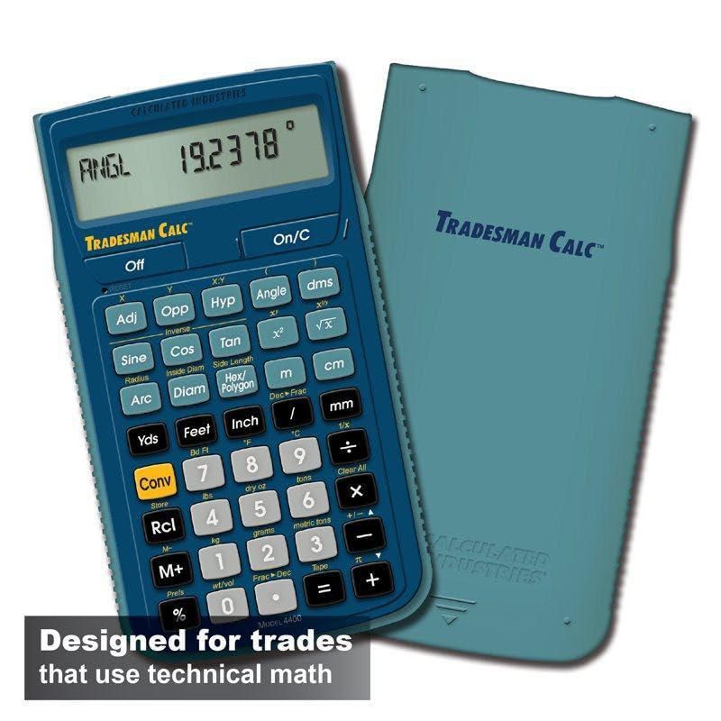 Calculadora TradesmanCalc 4400 de Calculated Industries