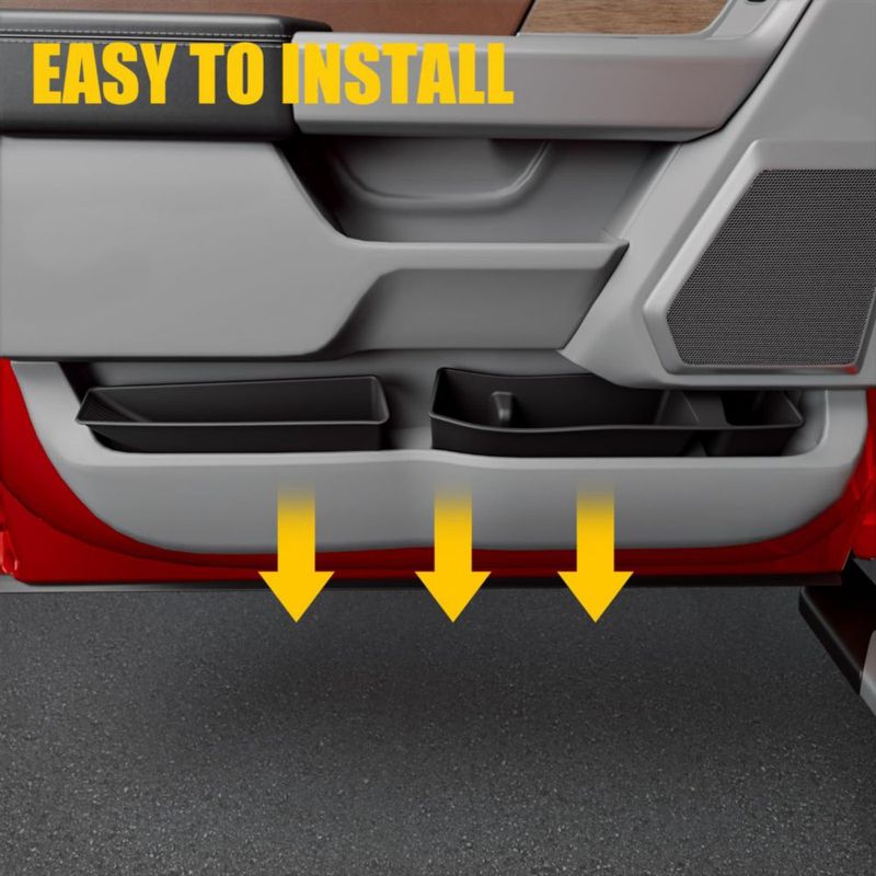 Bandeja para puerta Maxzina Ford F150 2021‑2026 4 piezas TPE