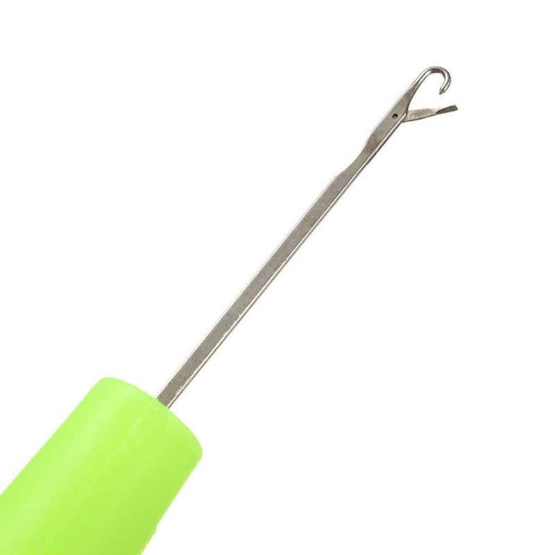 Herramienta de gancho de enganche GIRCSS 16 cm pack de 2 para microtrenzas