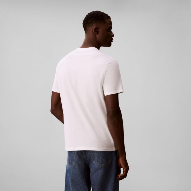 Camiseta Calvin Klein con Logo Monograma – Blanco