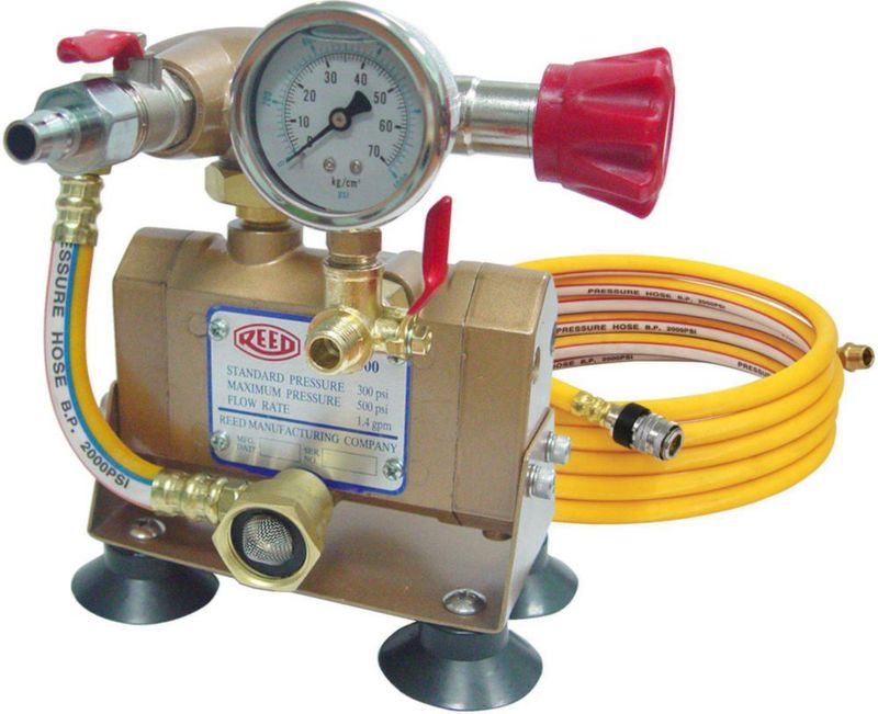 Bomba de Prueba REED DPHTP500 Alimentada por Taladro 1/2"
