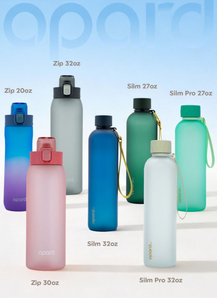 Botella Opard 591 ml Tritan a prueba de fugas con tapa abatible