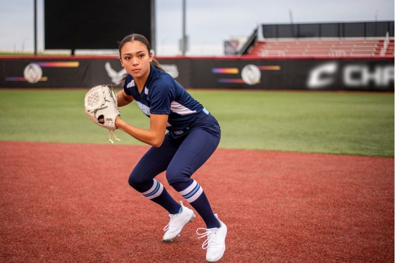 Pantalones de softbol CHAMPRO para mujer talla L blanco