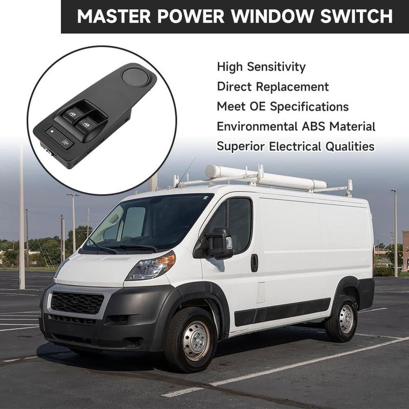 Interruptor Maestro de Ventana Eléctrica YOLLKY para Ram ProMaster 2014‑2017