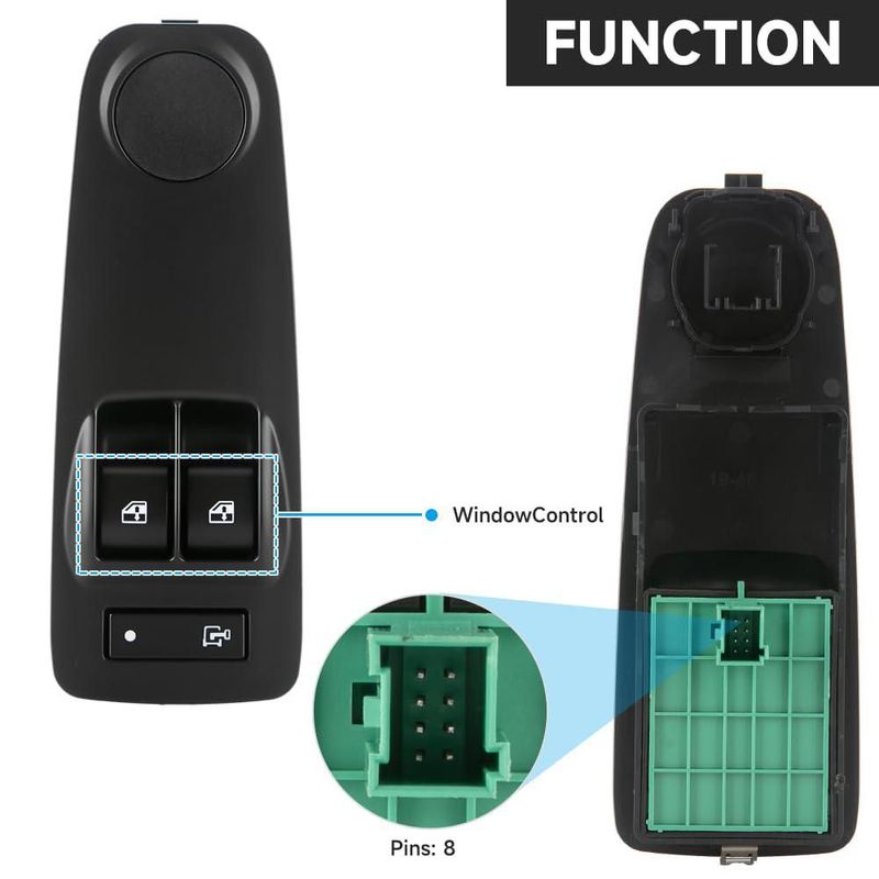 Interruptor Maestro de Ventana Eléctrica YOLLKY para Ram ProMaster 2014‑2017