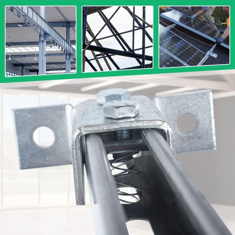 BOLTS Anmas Home Pack de 20 piezas 1/2" x 1" para canal de soporte