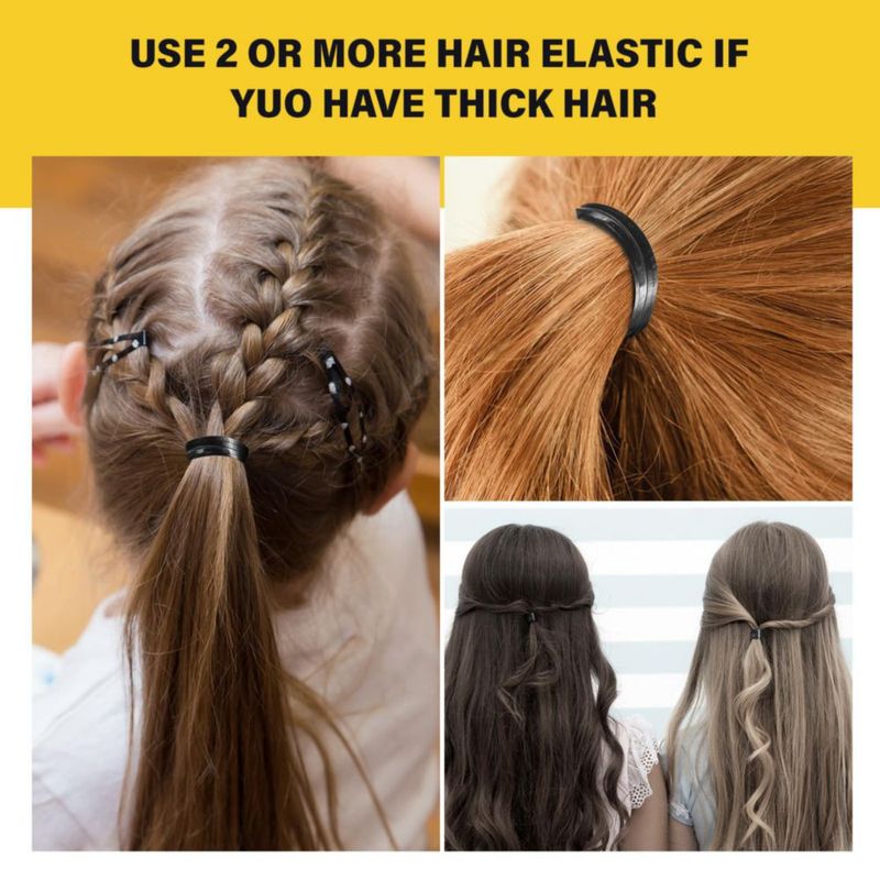 Gomas para el Pelo Hicarer Mini de 15 cm – 2000 Piezas