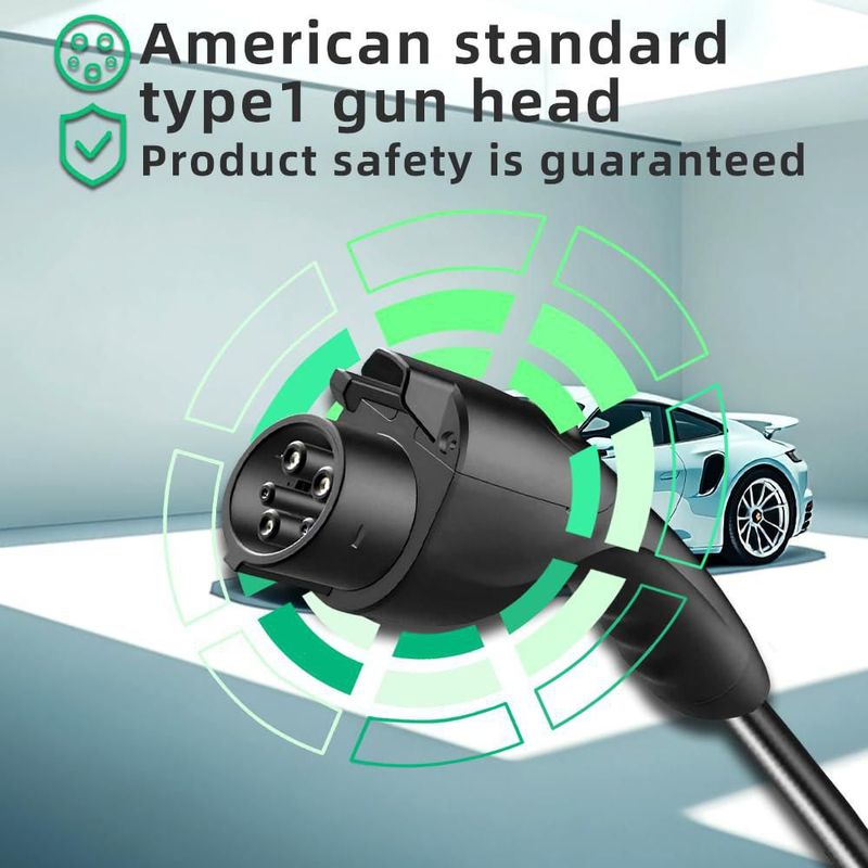 Cargador EV NIUNIUEV 8~16A 110~240V J1772 NEMA