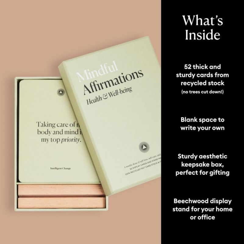 Tarjetas de Afirmaciones Intelligent Change – Baraja de 52 cartas