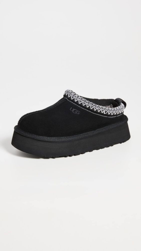 Pantufla UGG Tazz Ii Negra Talla 7 con Plataforma de 45 cm