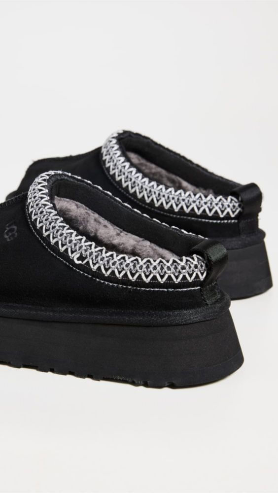 Pantufla UGG Tazz Ii Negra Talla 7 con Plataforma de 45 cm