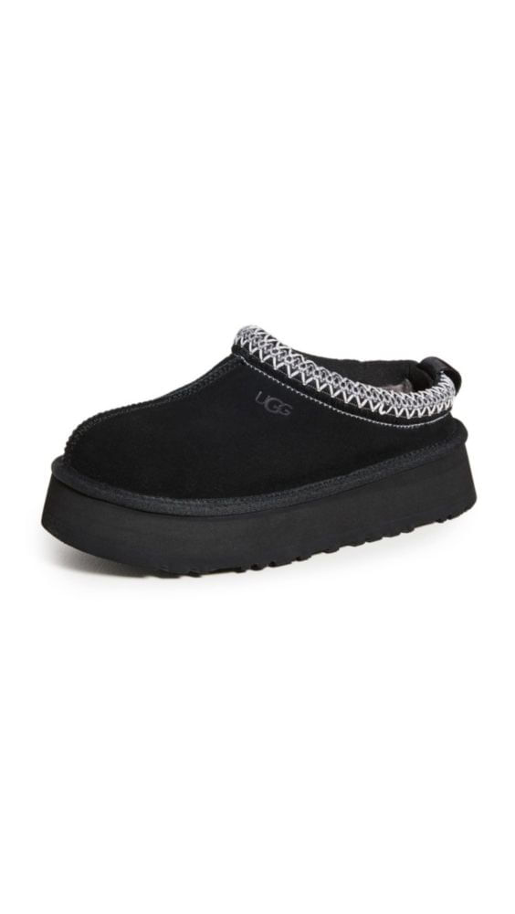 Pantufla UGG Tazz Ii Negra Talla 7 con Plataforma de 45 cm