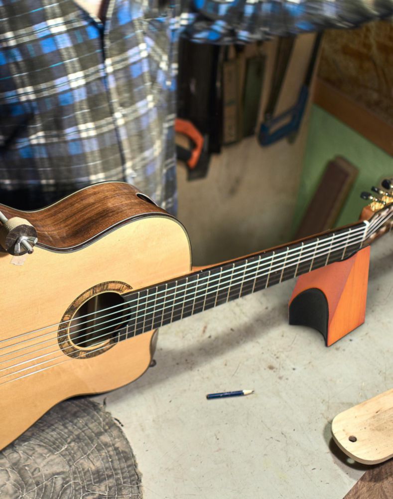 Almohadilla de Soporte para Mástil QWORK – Herramienta de Luthier