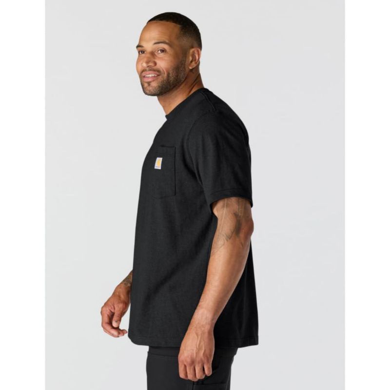 Camiseta Carhartt Dearborn Corte Relajado Mediana Negra