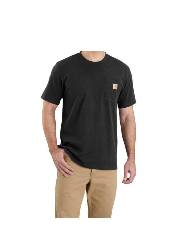 Camiseta Carhartt Dearborn Corte Relajado Mediana Negra