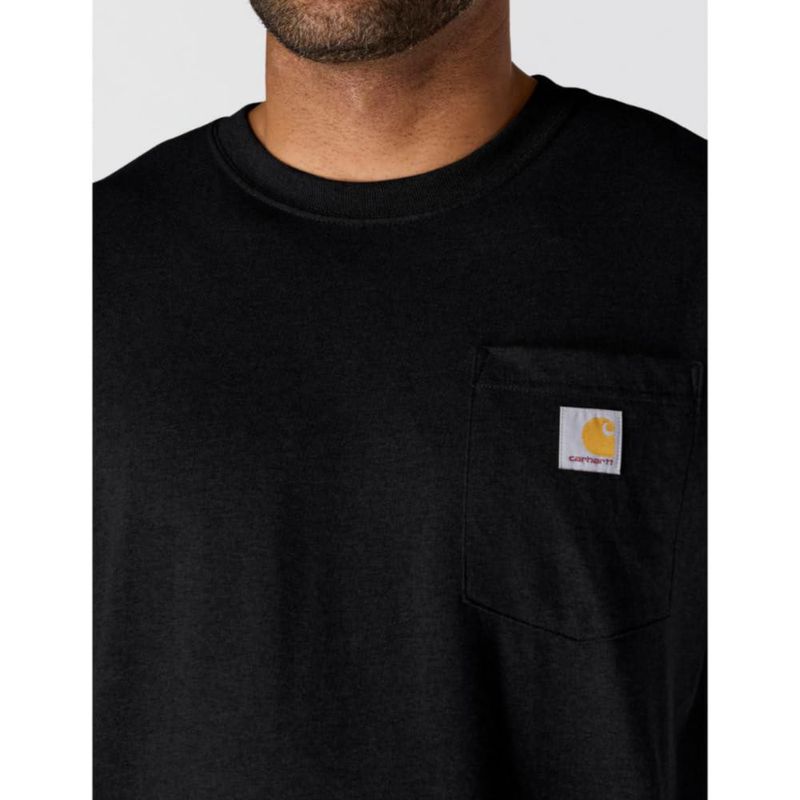 Camiseta Carhartt Dearborn Corte Relajado Mediana Negra