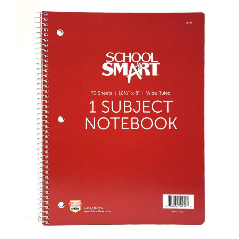 Cuaderno Escolar Smart 21x26 cm Rayado Amplio