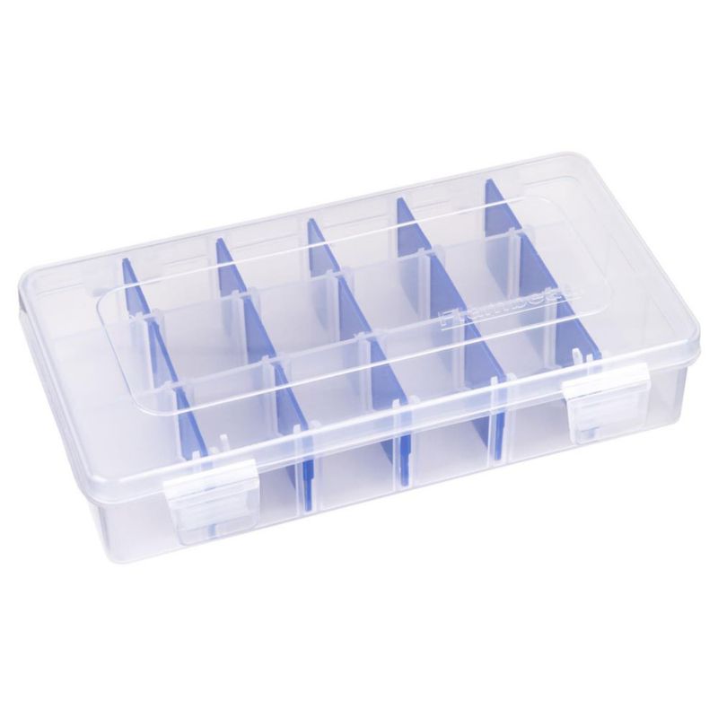 CAJA DE ALMACENAMIENTO Flambeau 18 Compartimentos Azul 18x10x4 cm