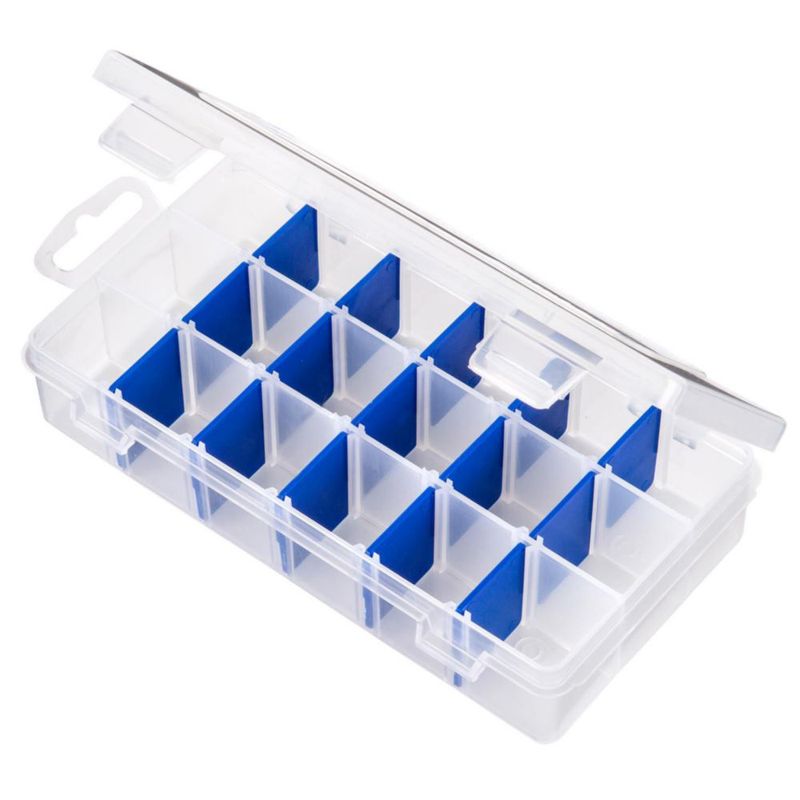 CAJA DE ALMACENAMIENTO Flambeau 18 Compartimentos Azul 18x10x4 cm