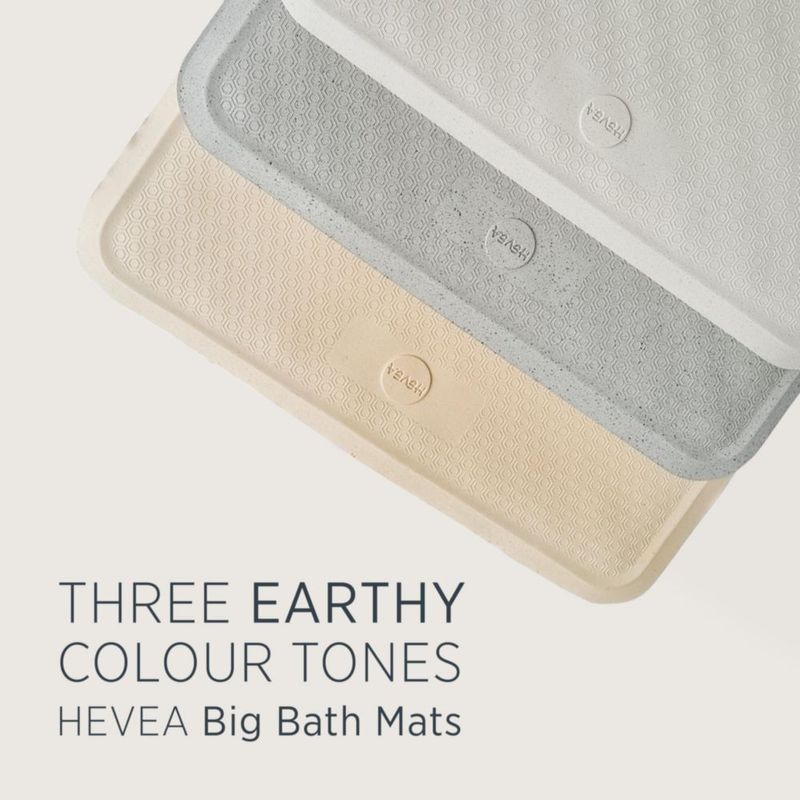 Alfombra de Baño Grande Hevea Granito Reciclada Antideslizante