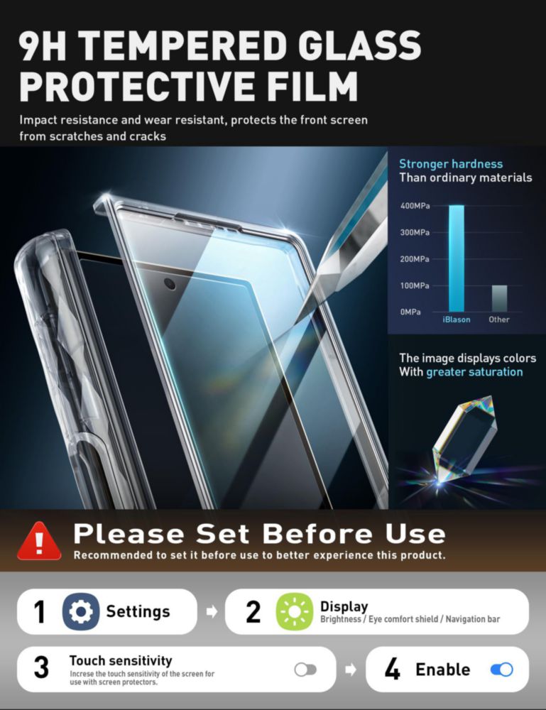 Funda i-Blason Galaxy Z Fold 6 MagSafe transparente