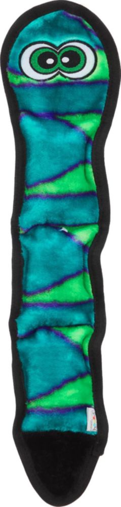 Juguete para perro Outward Hound Serpiente azul de 62 cm con chirrido
