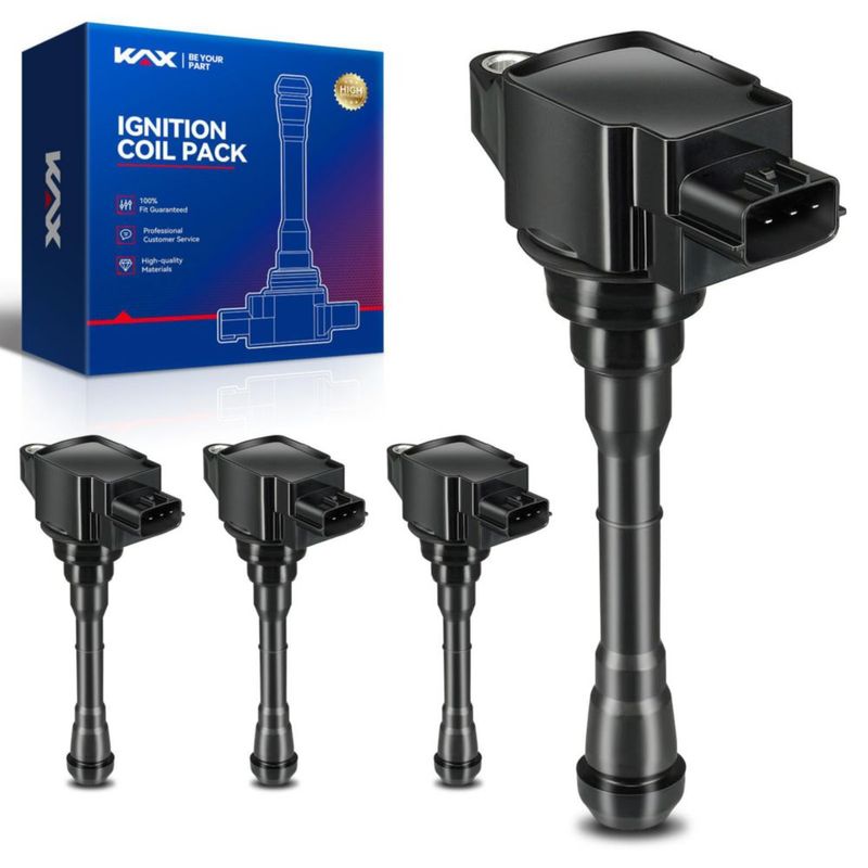 Pack de 4 bobinas de encendido KAX para Nissan Rogue 2017-2019 2.0L