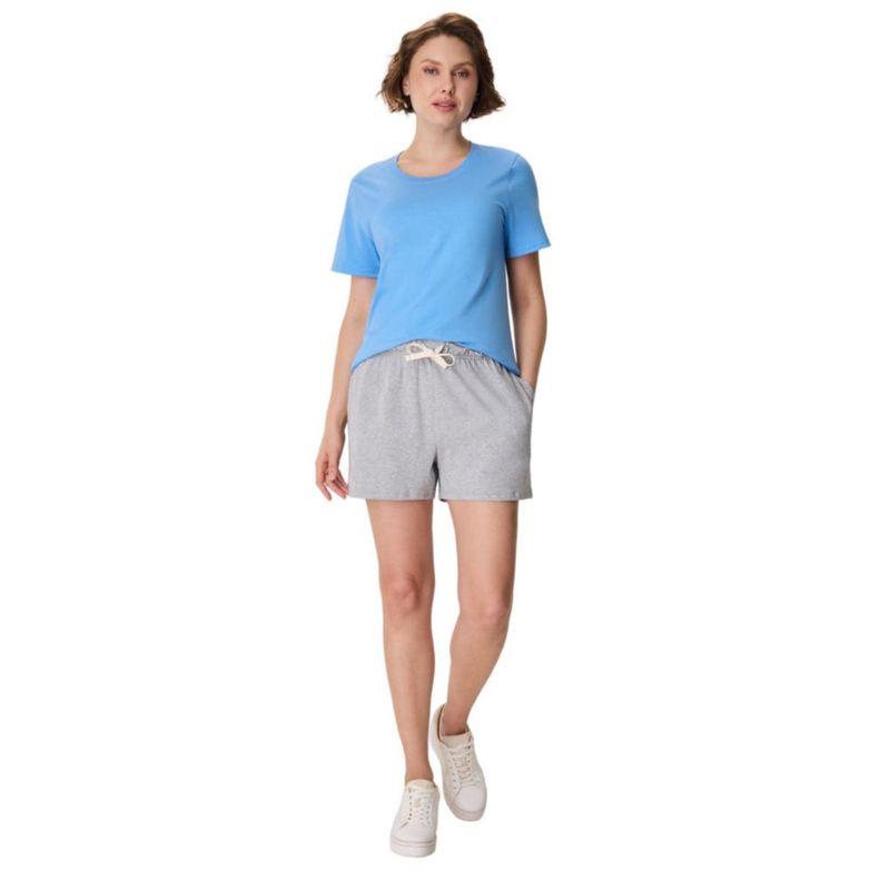 Shorts Hanes de algodón ajustable Light Steel