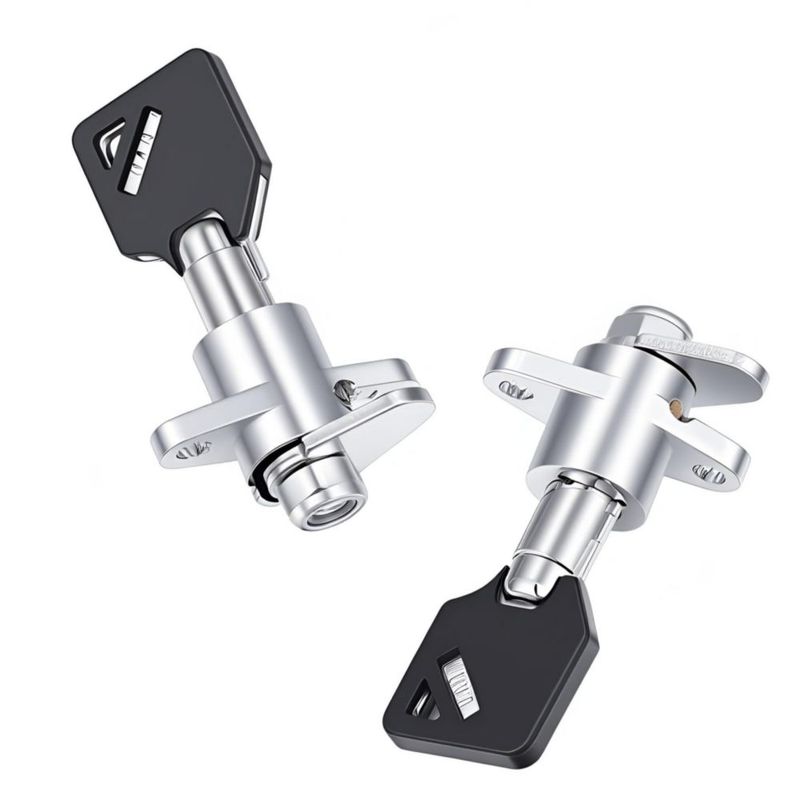 Candados para alforjas Harley TCMI de acero 25 cm 2 llaves