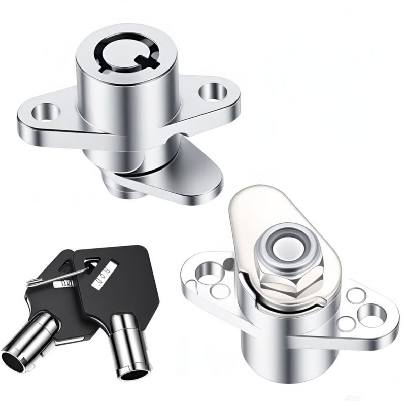 Candados para alforjas Harley TCMI de acero 25 cm 2 llaves