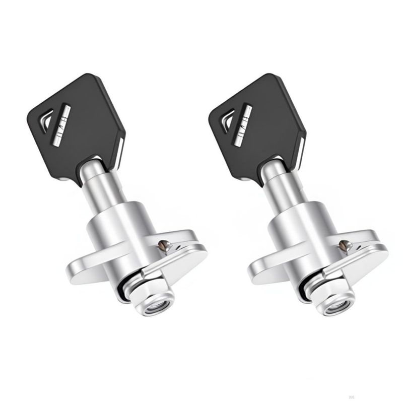 Candados para alforjas Harley TCMI de acero 25 cm 2 llaves