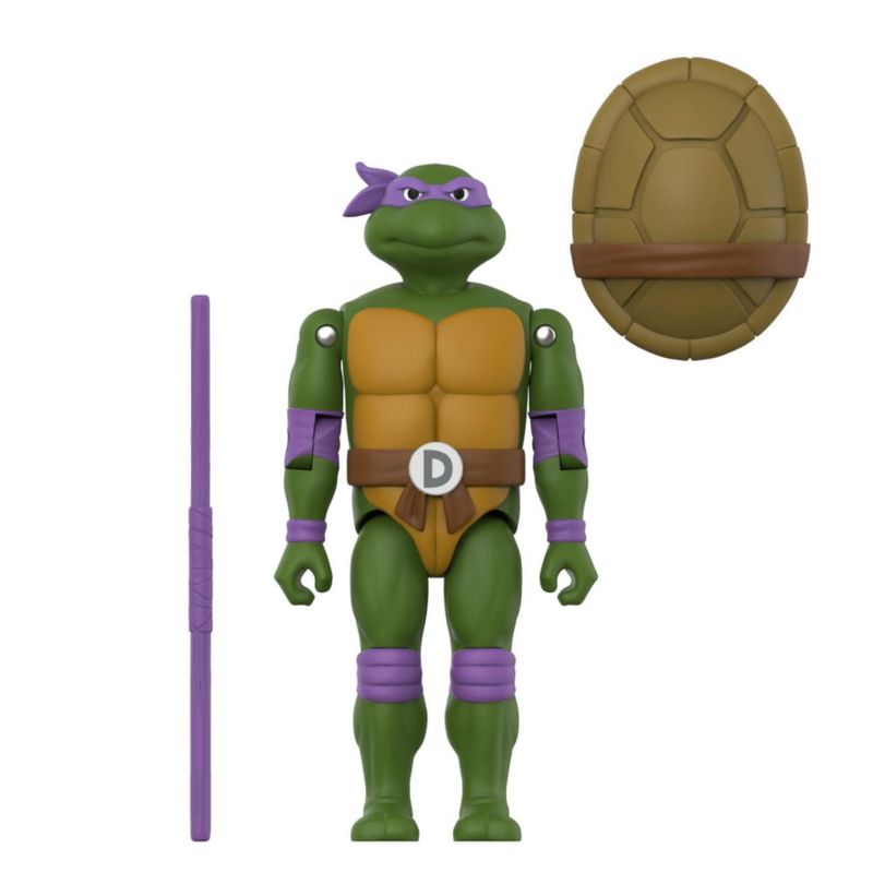 Figura de acción Super7 Donatello 10 cm Reaction+ Wave 01