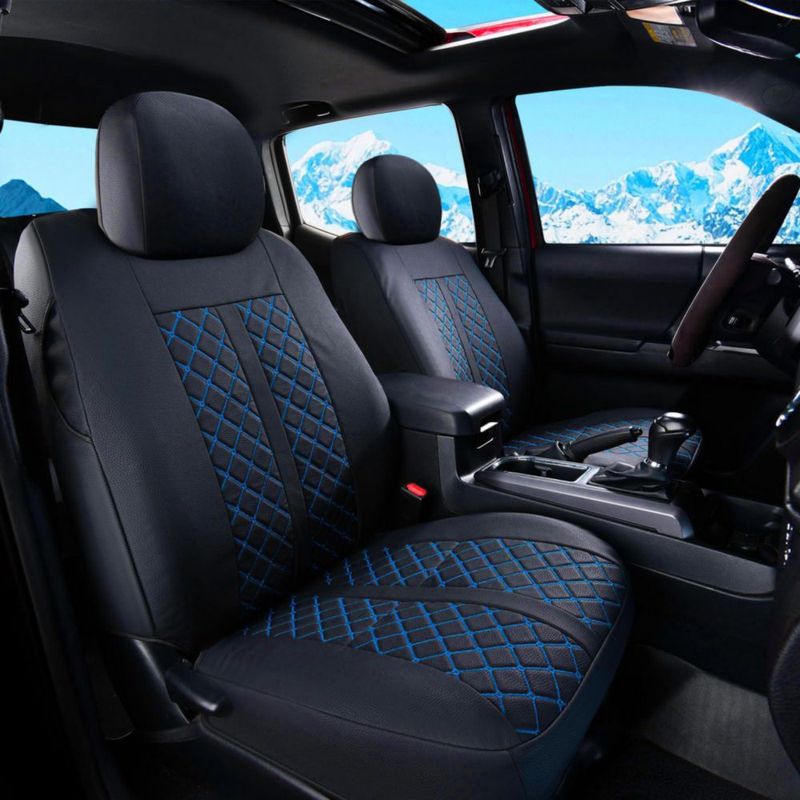 Fundas de Asiento Delanteras Truckiipa para Toyota Tacoma 2016-2023 Impermeables
